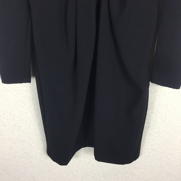 IRO Robiela Black Deep Plunge Puff Sleeve Mini Dress Size Small - Picture 8 of 11